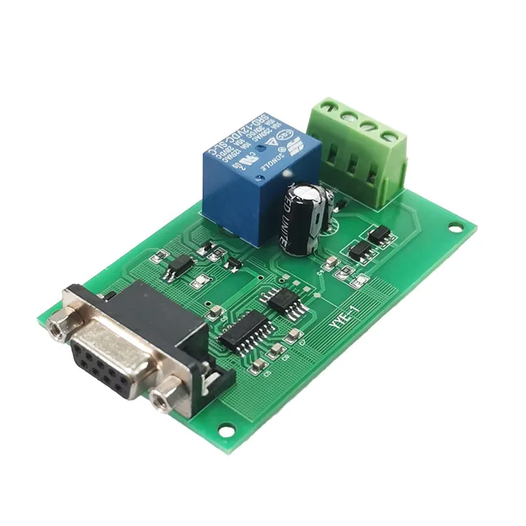 Одночиповый USB-переключатель управления ПЛК RS232, релейный модуль управления последовательным портом, компьютерная плата постоянного тока 12 В