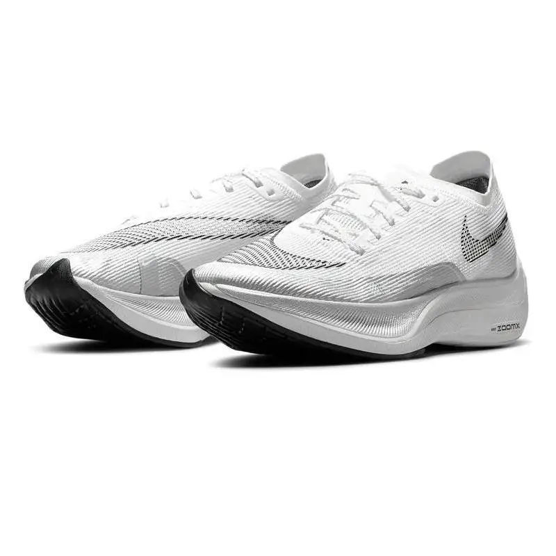 Фото Кроссовки Nike Zoomx Vaporfly Next% 2'' White/Black-Metallic Silver'' Кроссовки CU4123-100 №3