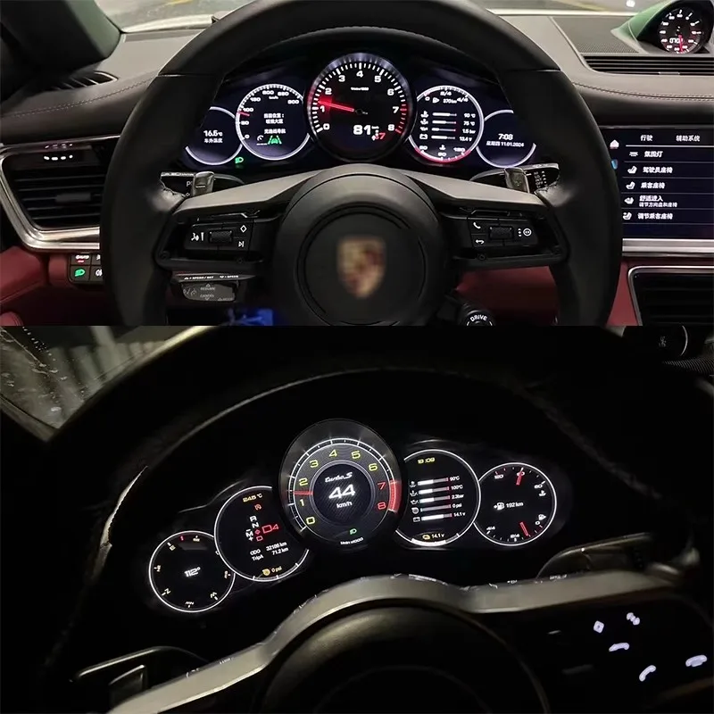 Приборная панель Linux, ЖК-дисплей, автомобильная кабина для Porsche Panamera 2010-2015, цифровой кластерный дисплей спидометра