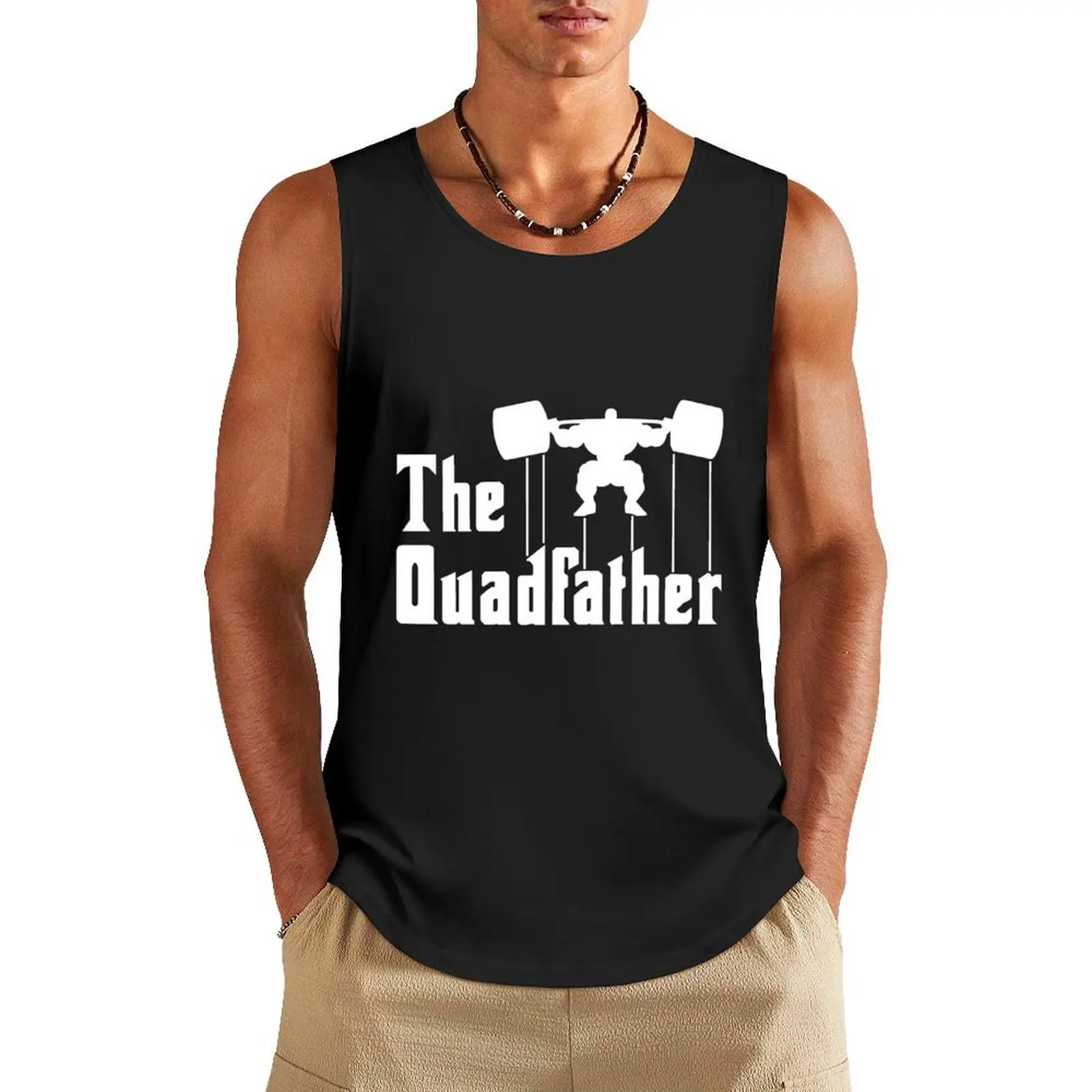 Мужская майка без рукавов Tom Platz The Quadfather