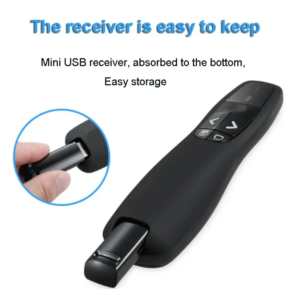 Фото YP 2,4 ГГц беспроводной слайдер для PPT, улучшенная ручка K400, фотография, USB-пульт дистанционного управления №3
