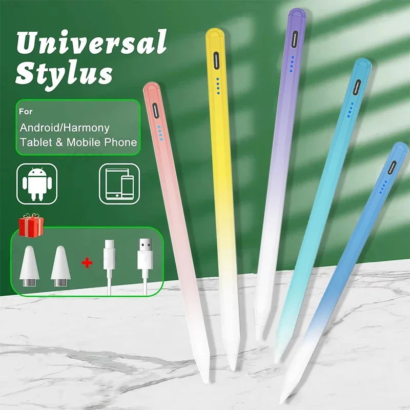 НОВЫЙ универсальный стилус для планшетов iOS Android iPad Air для Apple Pencil Магнитная сенсорная ручка с быстрой зарядкой для iPhone Huawei