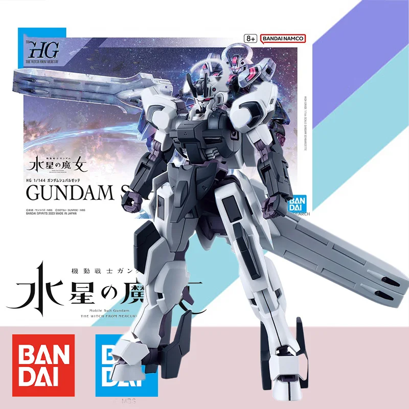 Bandai оригинальная модель HG 1/144, модель ведьмы из Mercury GUNDAM SCHWARZETTE, фигурка в сборе, набор моделей, игрушка в подарок