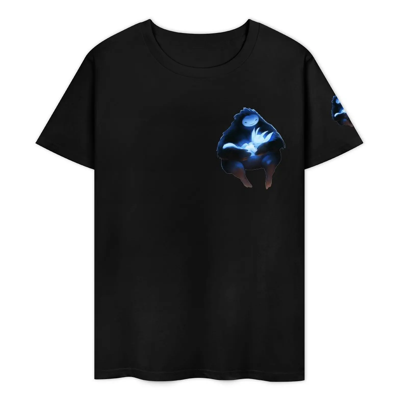 Фото Футболка Crewneck Ori And The Blind Forest Art для футболок, топ премиум-класса, домашний Графический размер США №2