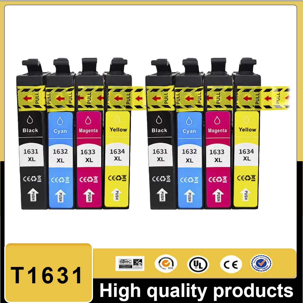 T1631-T1634 Совместимый картридж для принтера Epson WorkForce WF-2010 WF-2510 WF-2520 WF-2530 WF-2540 WF-2630 WF2650 WF-2660