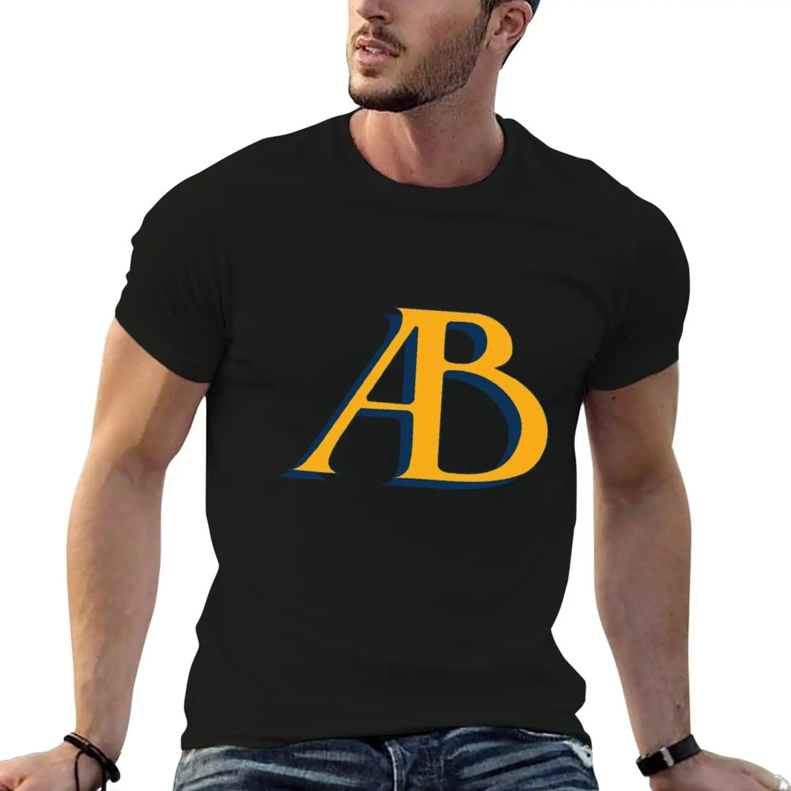 Футболка Alderson Broaddus Battlers ab, мужские футболки, хлопковые футболки для мужчин, хлопковая футболка