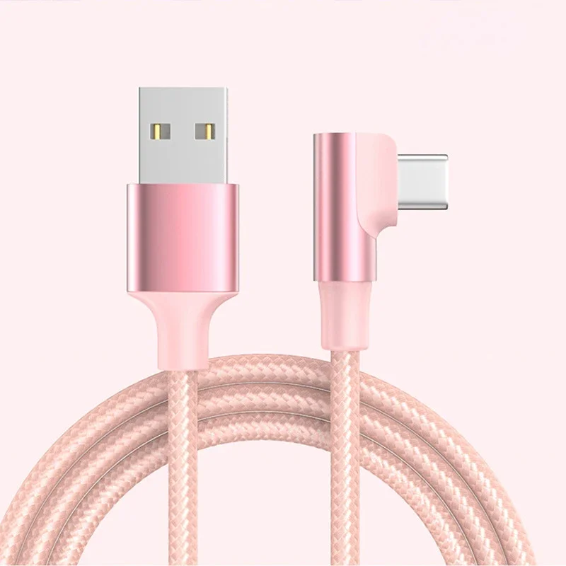 120 Вт USB Type C Супер зарядный кабель L-образной формы 90 градусов Быстрая зарядка 6A Кабель типа c gb Mini b зарядное устройство Кабель Lightning оптом
