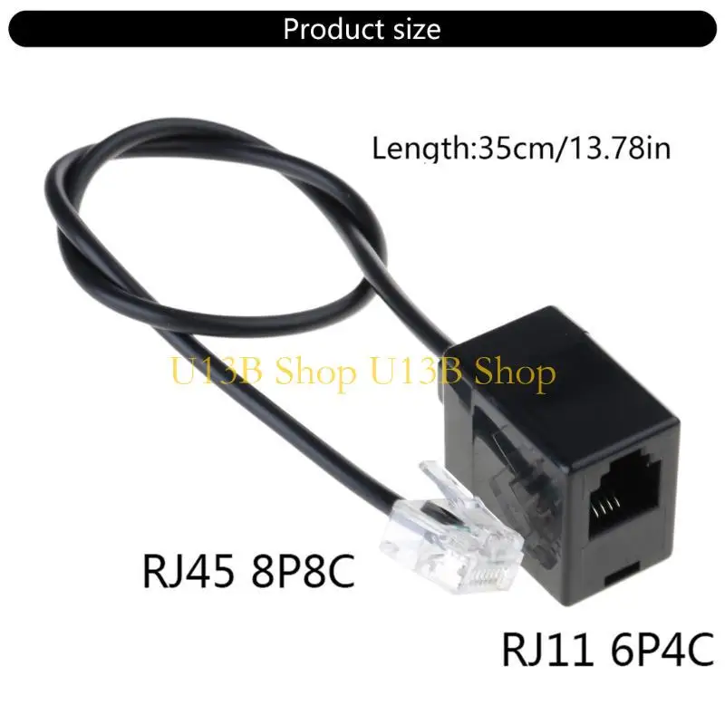 U13B Ethernet RJ45 Мужчина -RJ11 -адаптерный кабельный разъем Adapter RJ45 TO RJ11 Converter (art.: 3920d12007922) - 3920d12007922