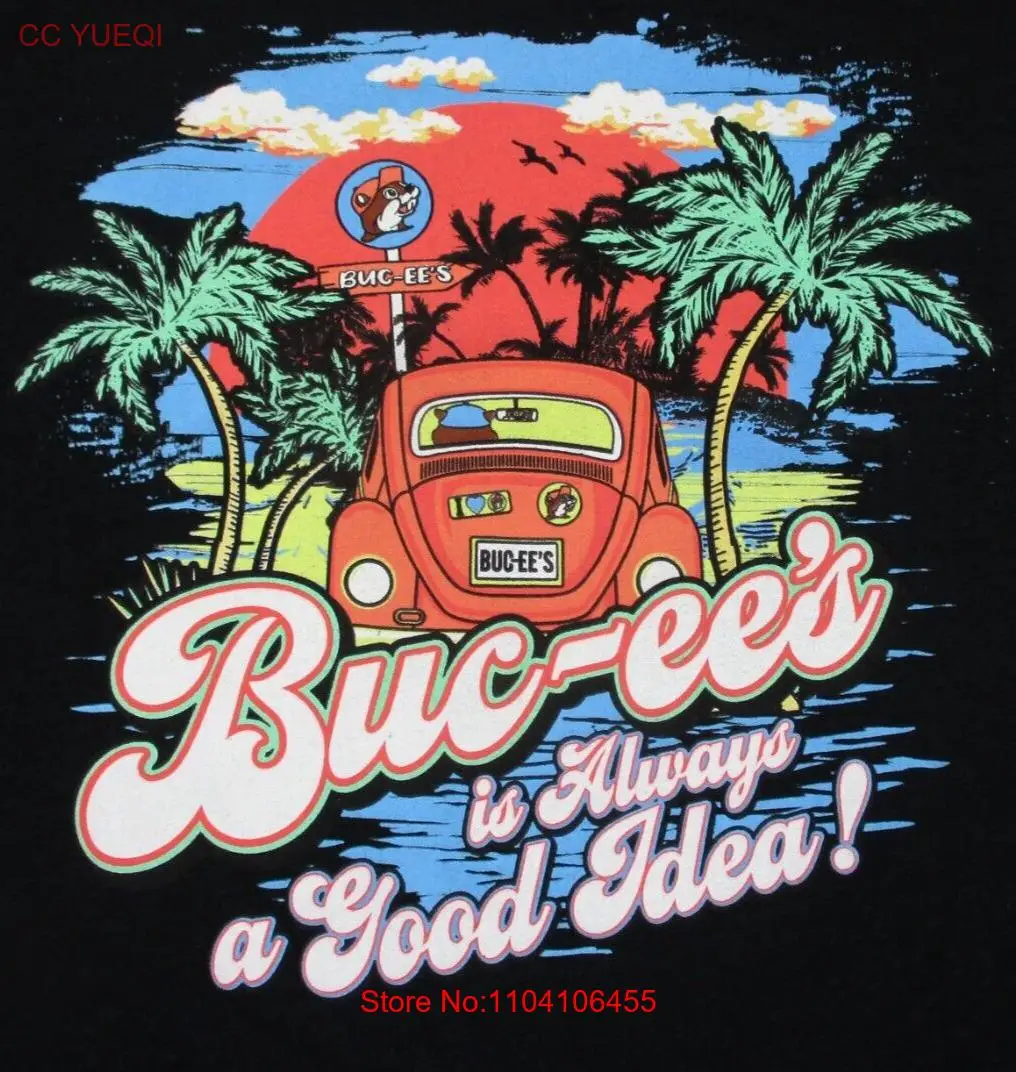 Рубашка Buc-ee для взрослых, большая, черная, повседневная, для пляжного серфинга, из смеси хлопка с цветочным принтом, унисекс