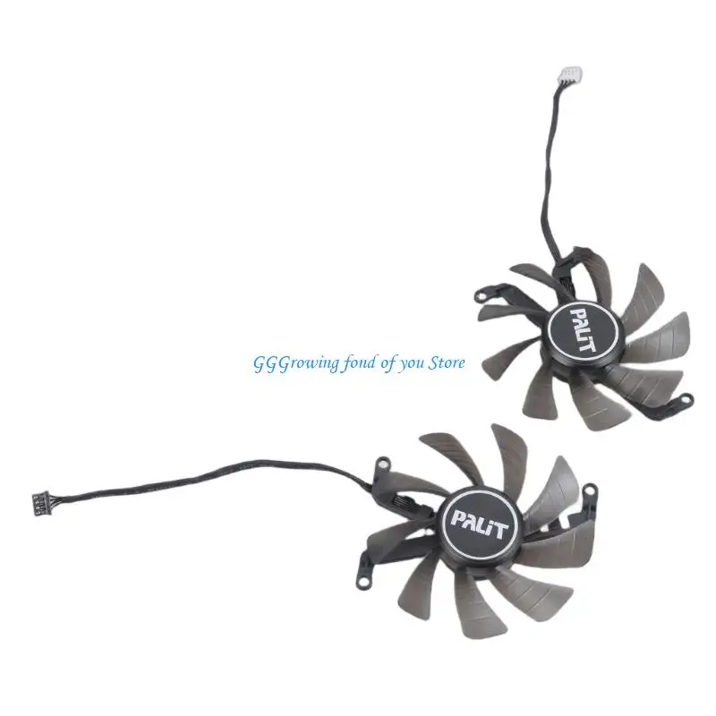 Фото H9EB GA91S2U 4PIN видеокарта Охлаждающий вентилятор для Palit 2070 2060 1660 1660 TI VGA FAN №2