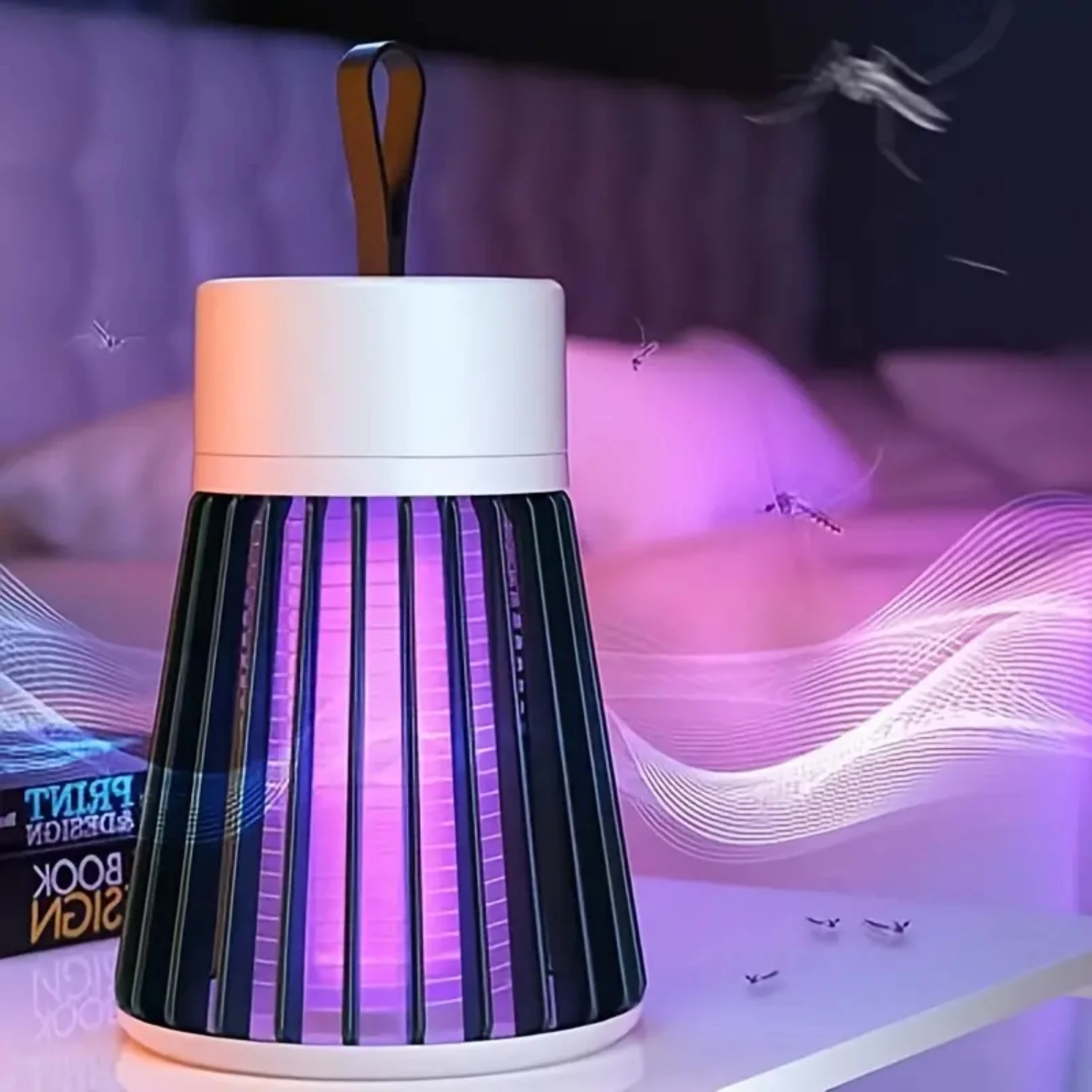 Фото Эффективный портативный мини-USB-репеллент от комаров для детской комнаты и походов - компактный прикроватный светильник для спальни в одной упаковке Solutio №2