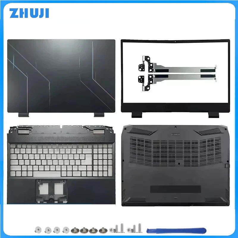Для Nitro 5 AN515-46 AN515-58 AN515-58G N22C1 Новый ЖК-дисплей для ноутбука, задняя крышка, передняя панель, клавиатура, упор для рук, нижние петли корпуса