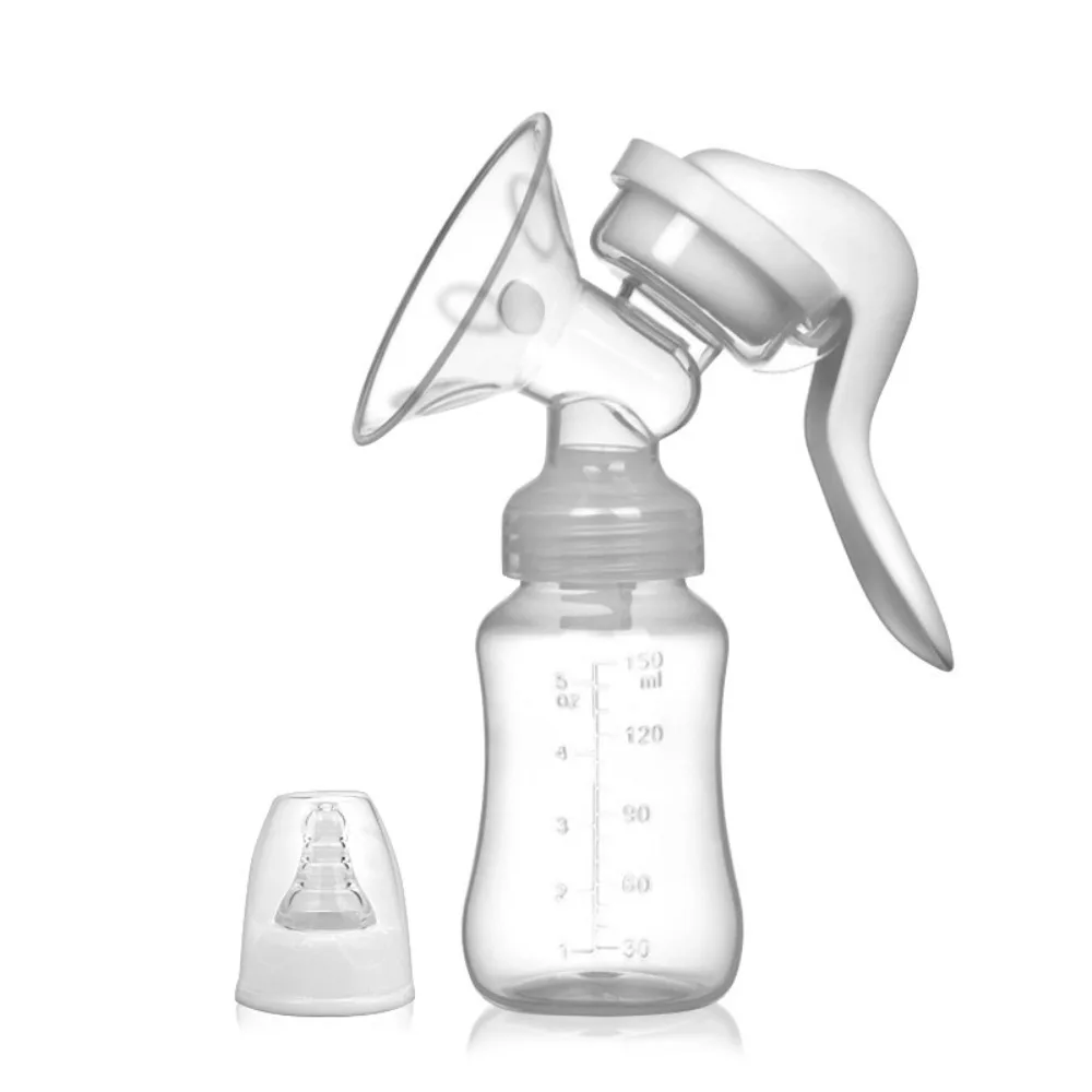 Ручной молокоотсос без BPA, мощный всасывающий насос для бутылочки с молоком, послеродовые принадлежности, детский молокоотсос для всасывания сосков