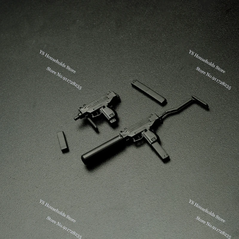 Фото 1 шт. 1/12 UZI мини-солдат, оружие, статическая модель, игрушки, спецназ, человек, солдат, милитари, инструменты для 6 дюймов, экшн-фигурки, сцена, аксессуары №4
