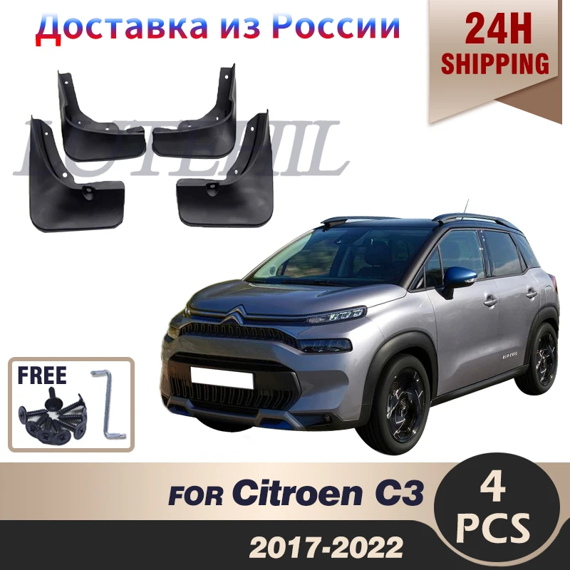 4 шт., брызговики для Citroen C3 Aircross 2017 ~ 2022 2018