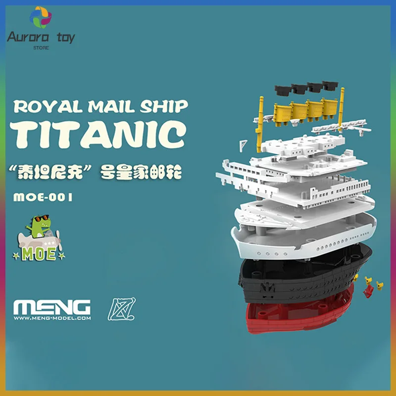 Meng Titanic круизный корабль Moe-001 10 см сборная фигурка модель пассажирский вкладыш Коллекционная пластиковая игрушка для мальчика на заказ подарки на день рождения M Играйте в транспортные средства и модели