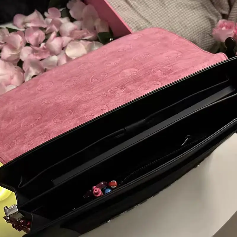Новая популярная сумка через плечо Kuromi, новый кавайный рюкзак в японском школьном стиле с регулируемым ремешком для девочек-подростков, милый модный кошелек, игрушки (art.: 3920d0d2e8977) - 3920d0d2e8977
