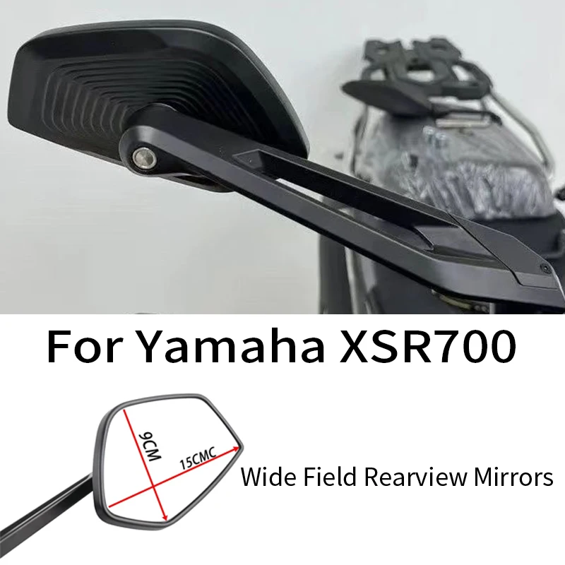 Зеркала заднего вида для мотоцикла Yamaha XSR700, боковые зеркала из алюминиевого сплава с защитой от сотрясений, регулируемое литье, встроенное