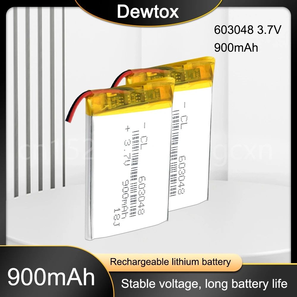 3,7 V Lipo cells 603048 900mah литиевая полимерная аккумуляторная батарея для MP3 MP4 GPS Bluetooth гарнитуры светодиодный лампы селфи-палки