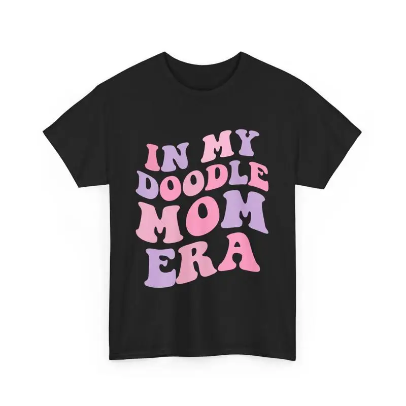 Футболка Inmy Doodle Mom Era, забавная повседневная одежда, крутая надпись
