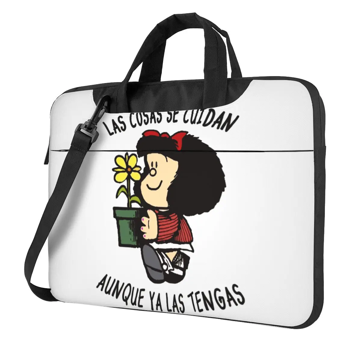 Сумка для ноутбука Mafalda, сумка-портфель с растениями Kawaii Girl Sweetie для Macbook Air Acer Dell 13, 14, 15, водонепроницаемая стильная сумка для компьютера