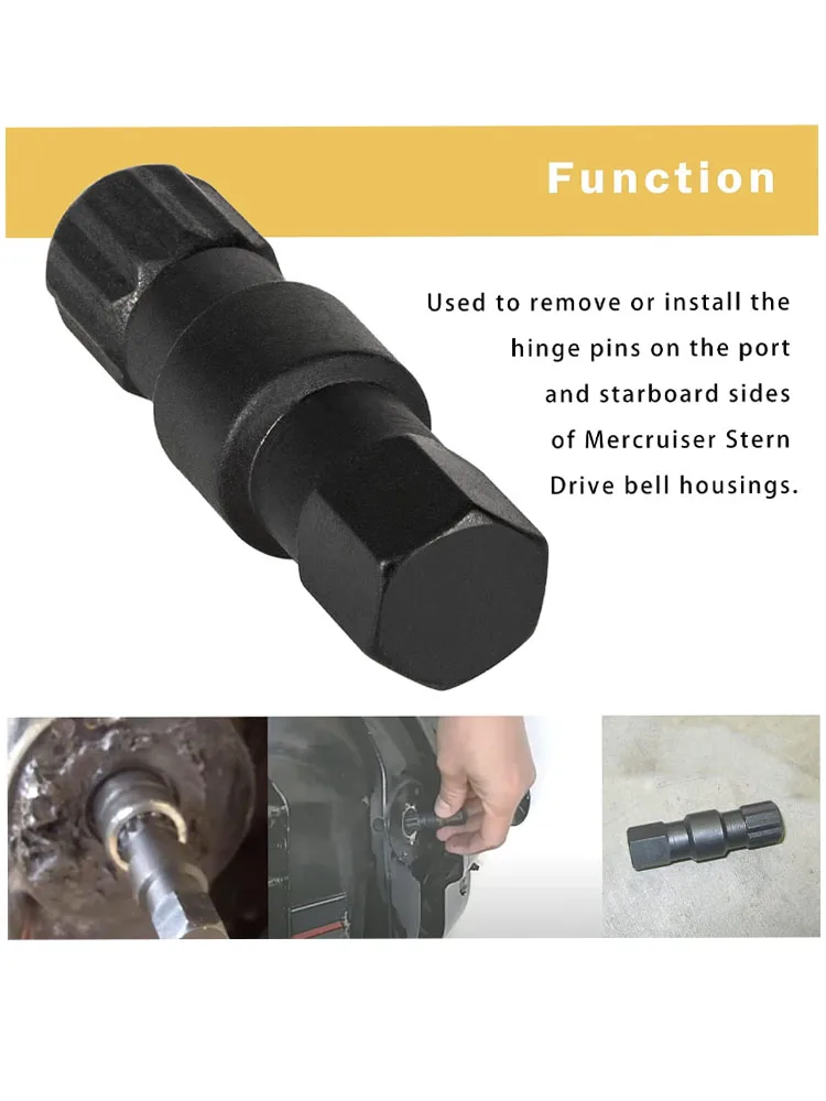 Фото Подходит для Mercruiser Mercury Sterndrives, шарнирный штифт Outdrive Sterndrive, заменяет для 91-78310 и 18-9861, надежно закаленный №4