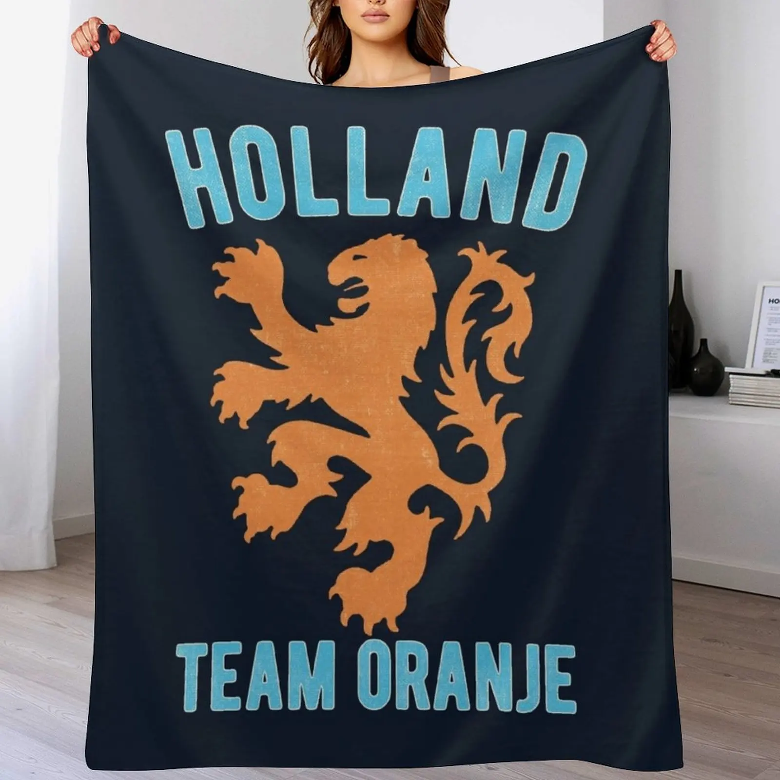 WoSo Team O Toto Holland Football Crest (оранжевое голландское) пледы для пикника, фланелевые детские одеяла Furrys