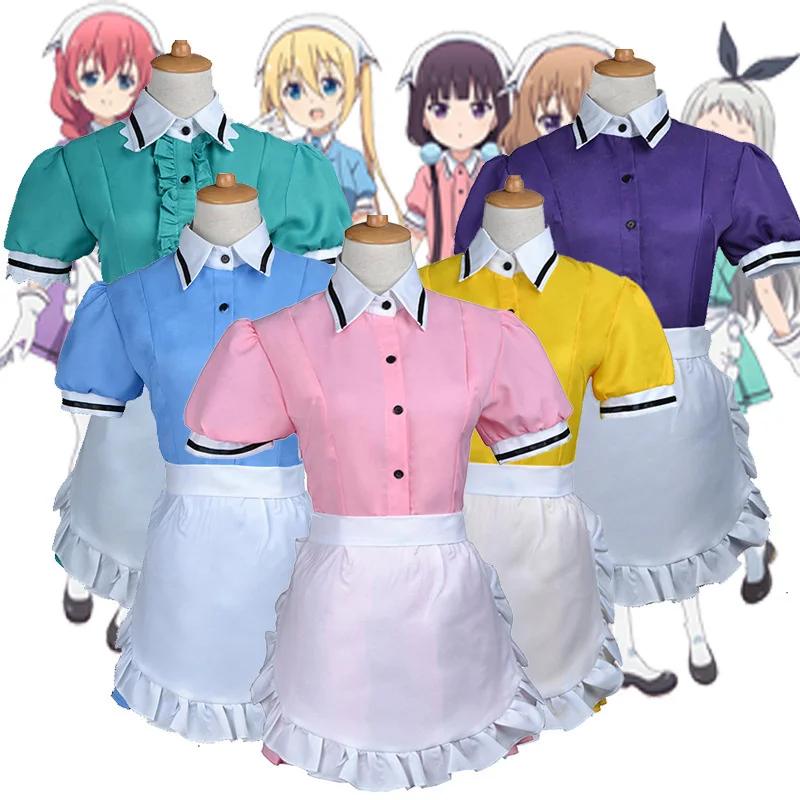 Женский костюм горничной микс с S Maika Sakuranomiya Kaho Hinata Mafuyu Hoshikawa Миу Амано хиджей канзаки, Женский костюм для косплея