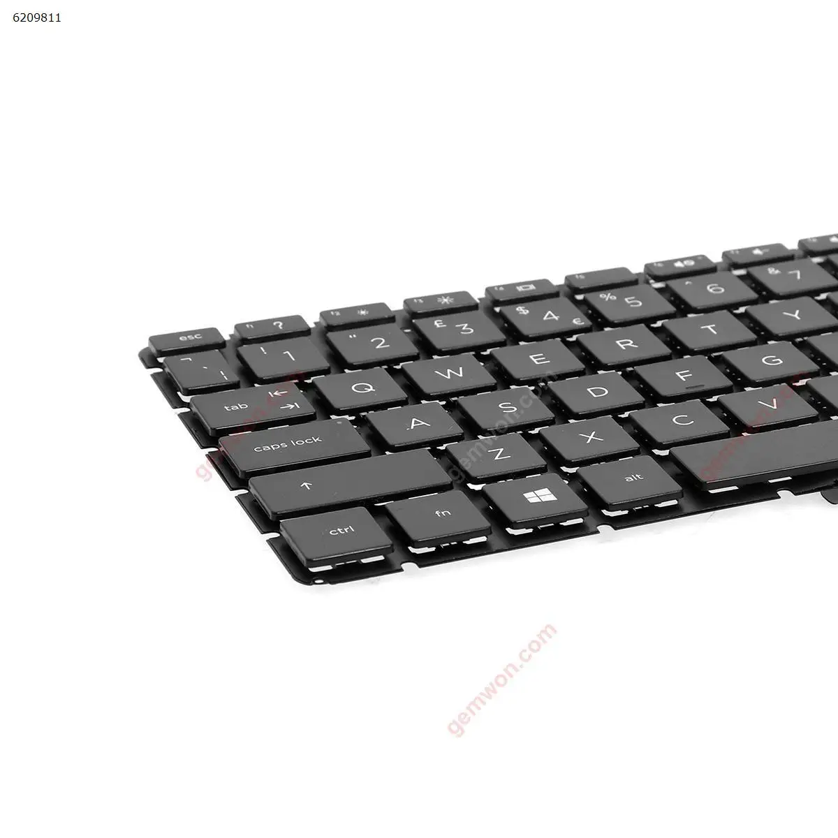 Клавиатура для ноутбука HP Pavilion 15-BS с английской раскладкой, черная, без рамки (art.: 3920c54baad29) - 3920c54baad29