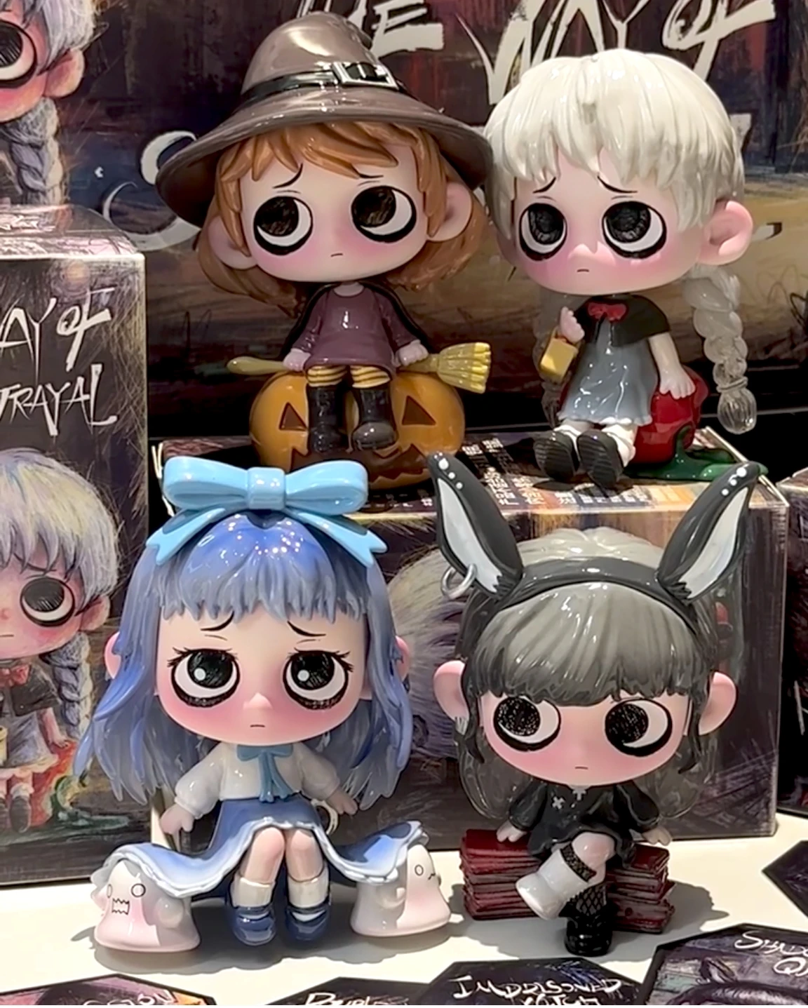 Подлинная оригинальная слепая коробка Kiki The Way Of Self Betrayal Series Mystery Box, милая экшн-кукла, модель орнамента, игрушка-сюрприз, подарок