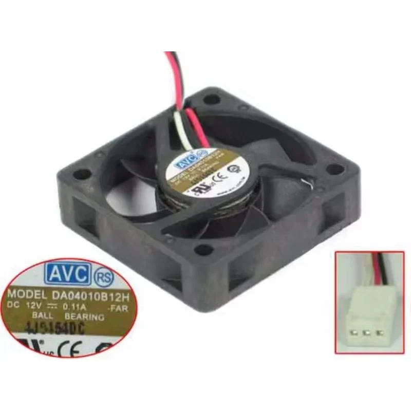 AVC DA04010B12H DAL Серверный охлаждающий вентилятор постоянного тока 12 В 0,11 А 40x40x10 мм 3-проводной