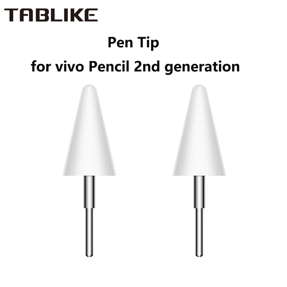 Наконечник ручки TABLIKE для карандаша VIVO 2-го поколения для письма/красования/рисования, подходит для конденсатора планшета, бесшумные наконечники стилуса