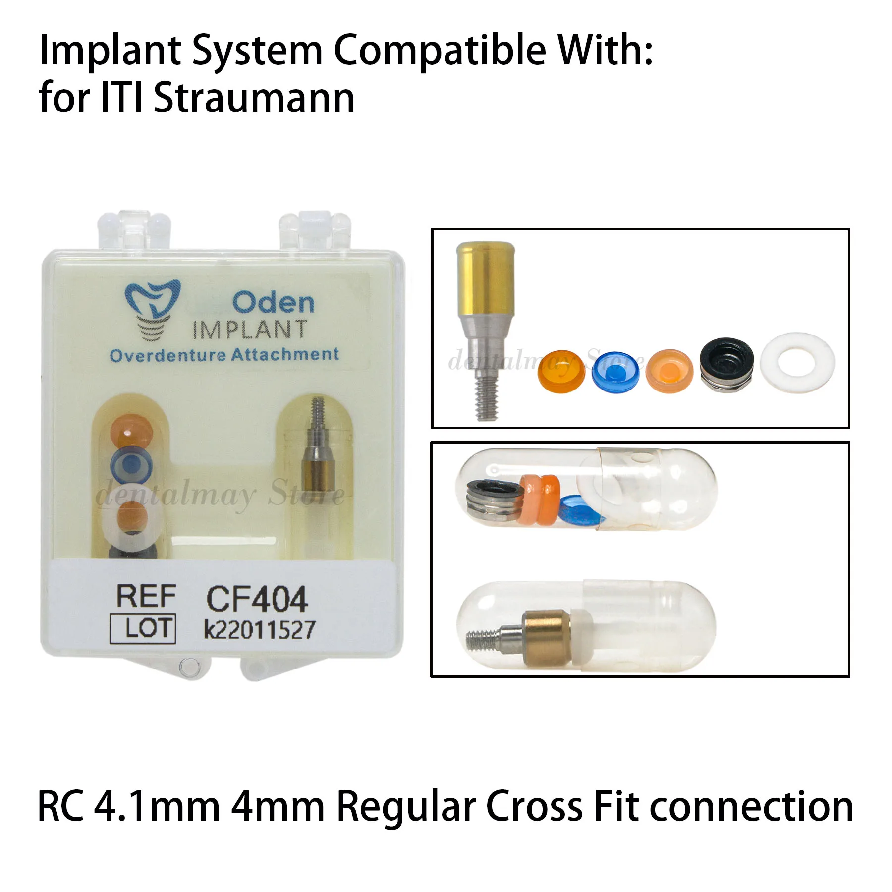 Приспособление для зубного импланта RC Ø 4,1 Abutment & Overdenture мужская шапка Kits подходит для ITI 4 мм