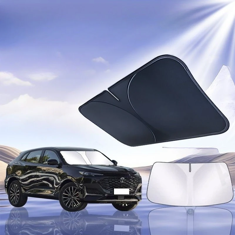 Фото Для Changan Unik U-nik лобовое стекло автомобиля солнцезащитный козырек блоки Ray отражатель авто оконный козырек щит крышка складной зонтик 1 шт. №2