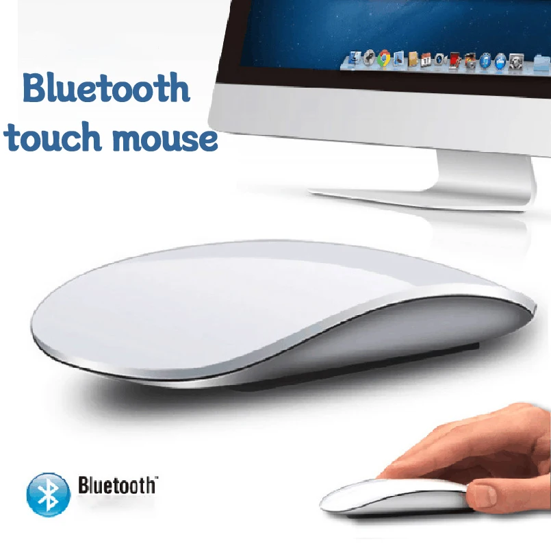 Bluetooth 1600 беспроводная мышь DPI Волшебная мышь ультратонкая Бесшумная мышь для ноутбука Surfacebook Apple Macbook Microsoft Office