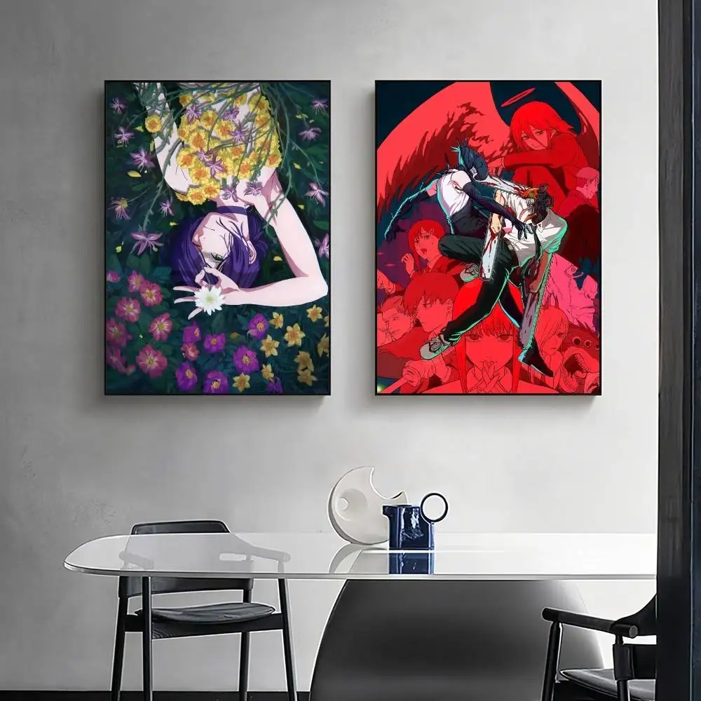 Аниме ChainSaw Man The Movie Reze Arc Poster Print Cook Cooked Wall Art Холст Картина для гостиной Спальня Домашний декор