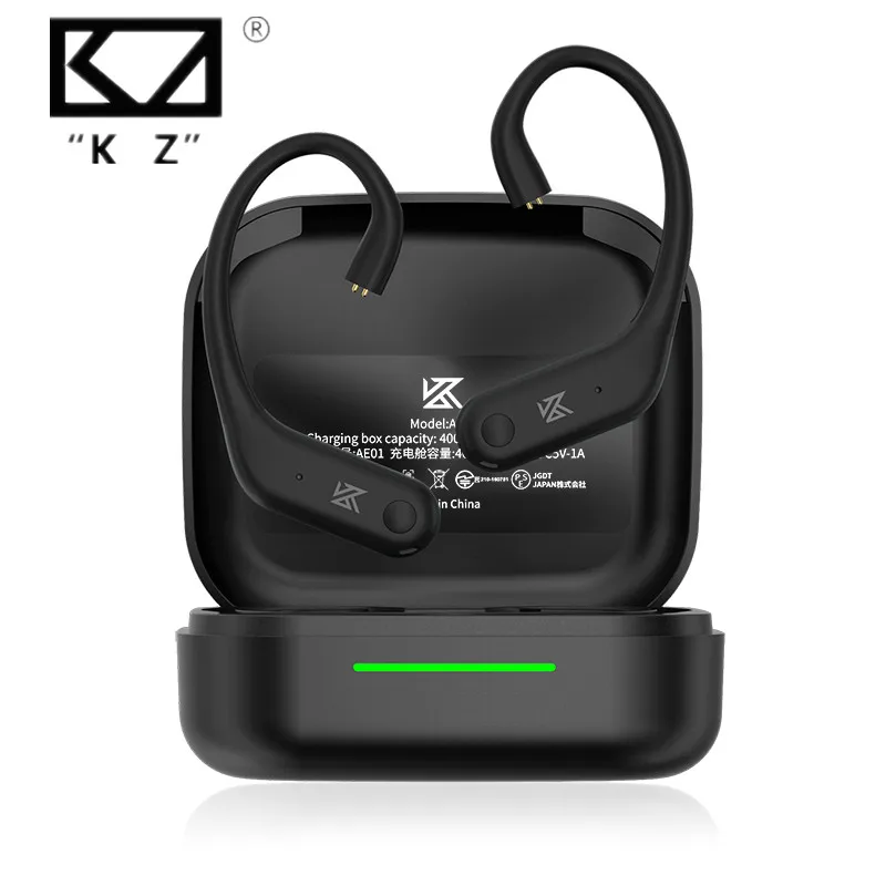 KZ AE01 беспроводной обновленный кабель Bluetooth-совместимый HIFI беспроводной ушной крючок C-контактный разъем с зарядным устройством