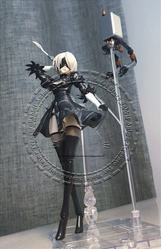 Фото В наличии оригинальная фигурка BANDAI SPIRITS S.H.Figuarts NieR Automata 2B, коллекционная игрушка в стиле аниме №2