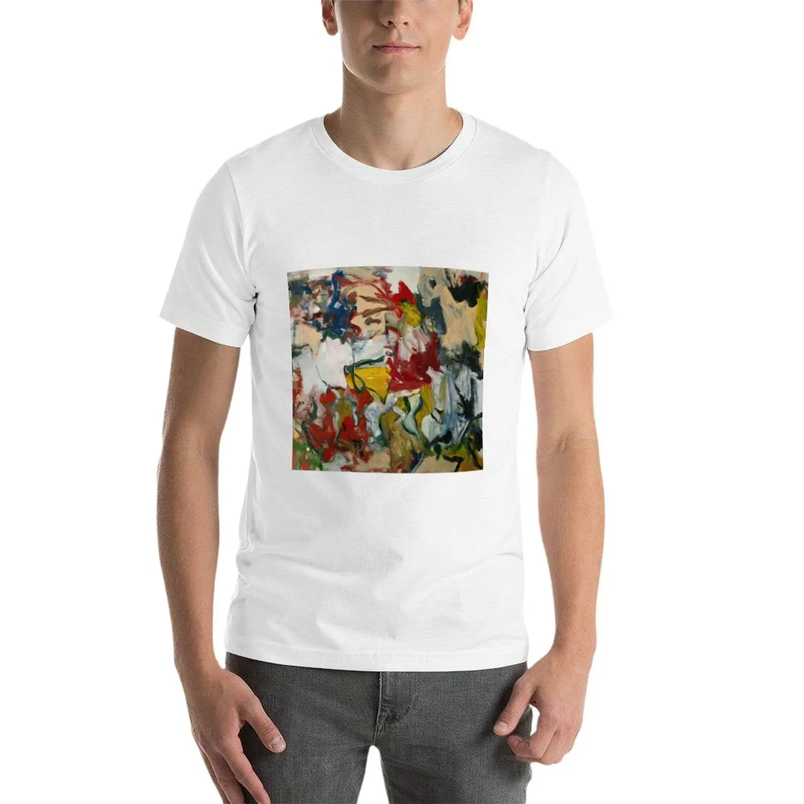 Фото Футболка Willem de Kooning, мужские хлопковые мягкие хлопковые футболки, мужская футболка №4