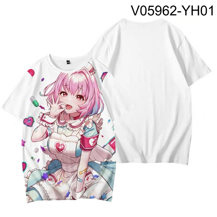 Фото Summer Yumemi Riamu 3D Print Men/Women T-shirt Streetwear Kawaii Tshirt HOODIES The Hooded Zipper Hoodies Sweatshirt Clothes №3