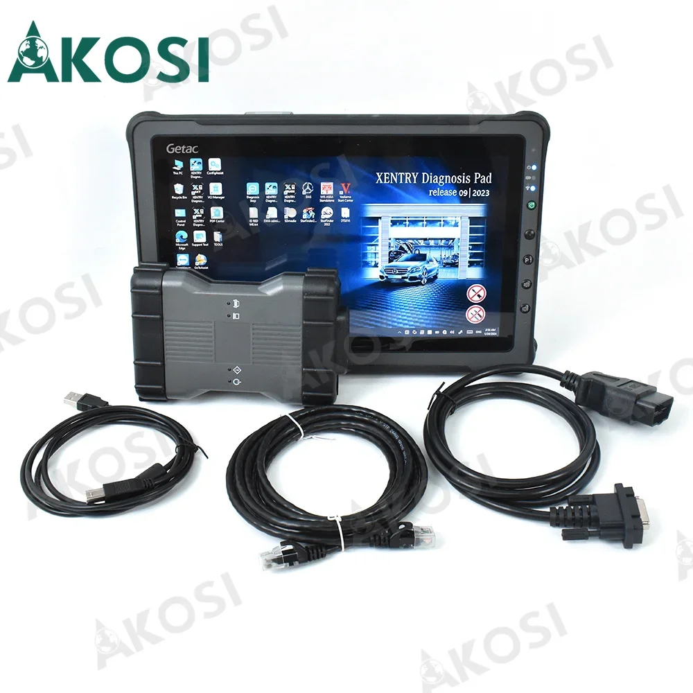 Готовый к использованию планшет F110 + MB Star C6 DoIP Xentry WIFI Sd Connect с программным обеспечением Мультиплексор MB Sd C6 Автомобильные диагностические инструменты