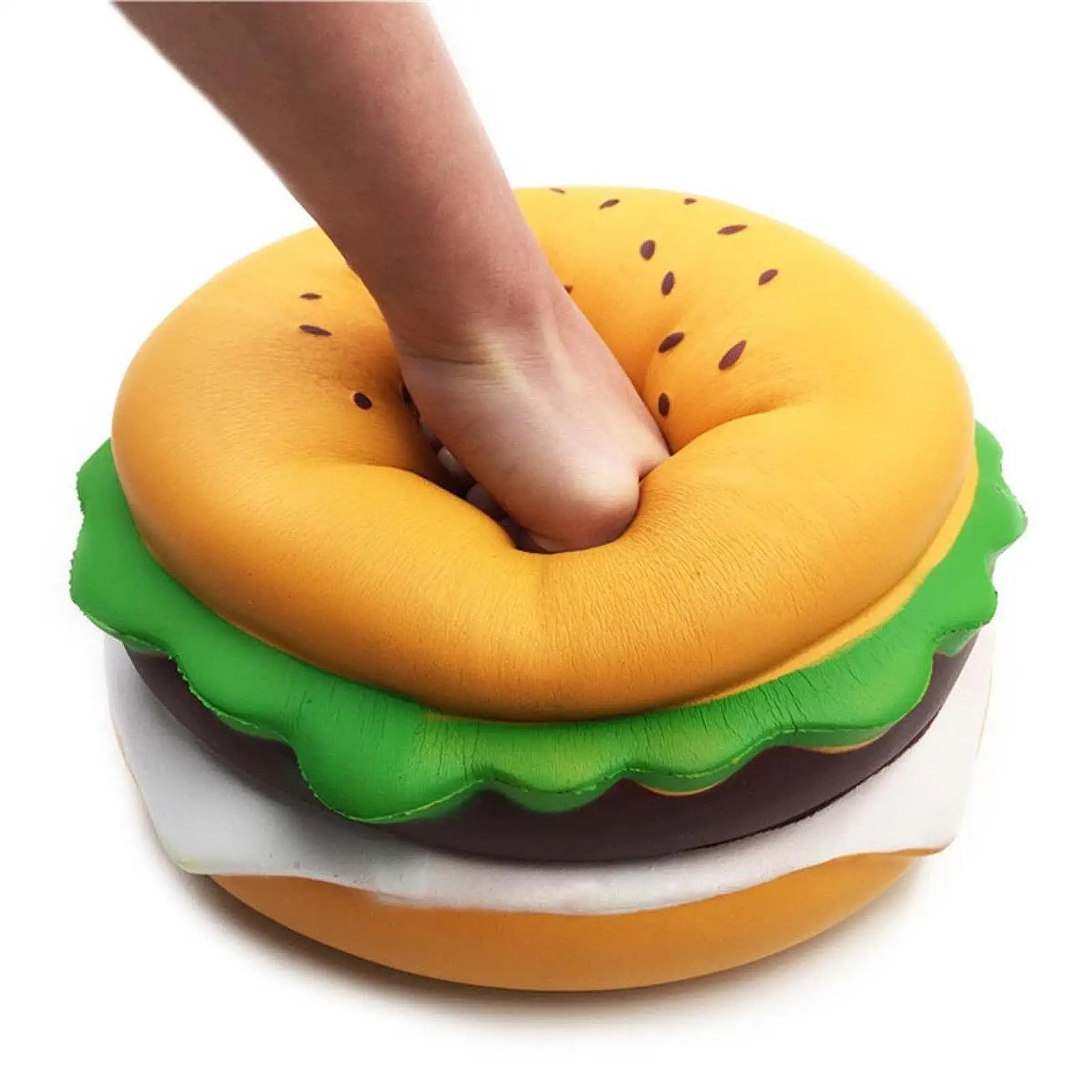 Фото Игрушка для снятия стресса Burger, имитация гамбургеров для взрослых, мальчиков и девочек, праздничные подарки №4