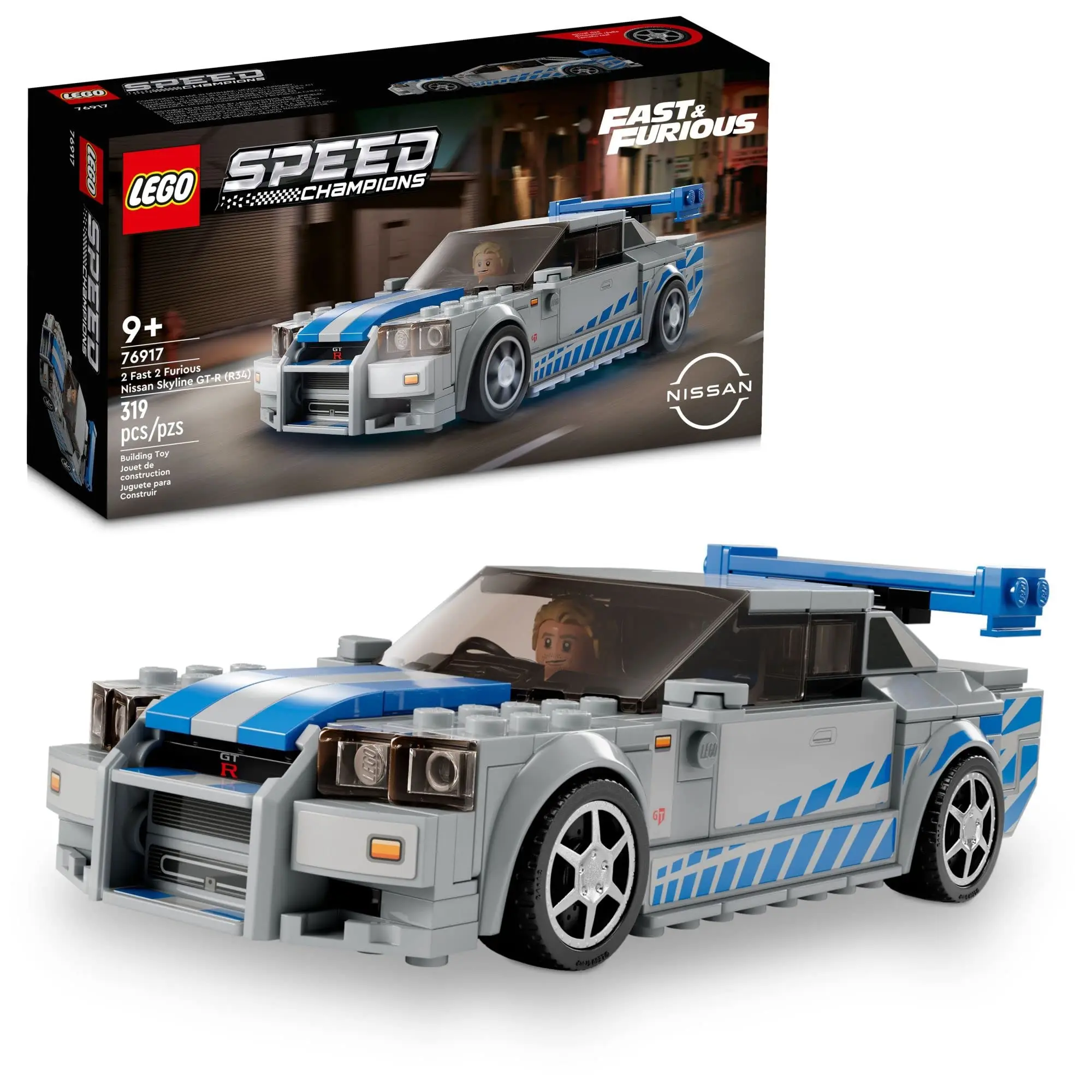 Конструктор LEGO Super Race-76917 Nissan Skyline, набор игрушек
