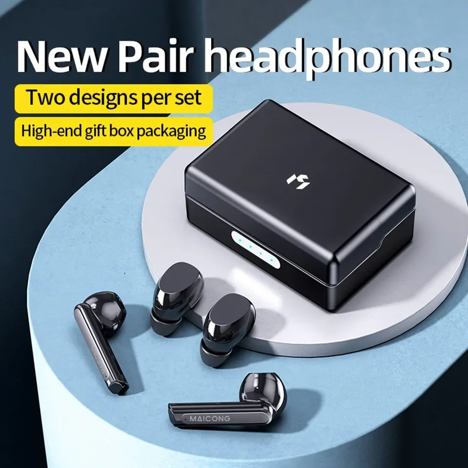 TWS беспроводные Bluetooth-наушники с микрофоном; Пара наушников; 9D стерео; Четыре наушника; Высокое качество; Больше чем M22 M21; Гарнитуры