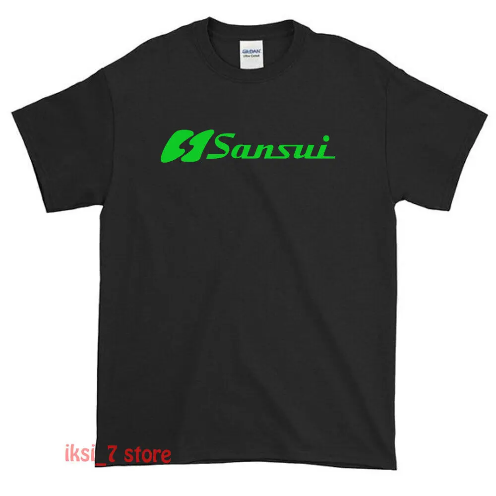 Новая футболка унисекс с логотипом Sansui Audio, забавный размер от S до XXL Мужская одежда