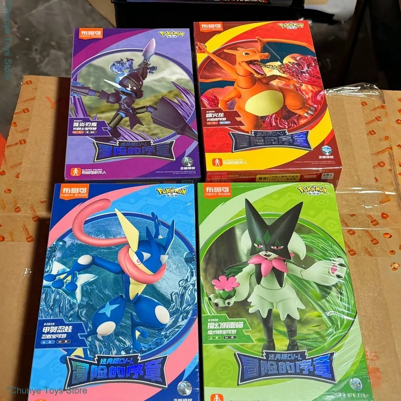 Фото 【Новинка】в наличии Blokees фигурка покемона Snorlax сборная фигурка Scyther Lucario Cinderace оригинальная модель украшения Рождественский подарок №2