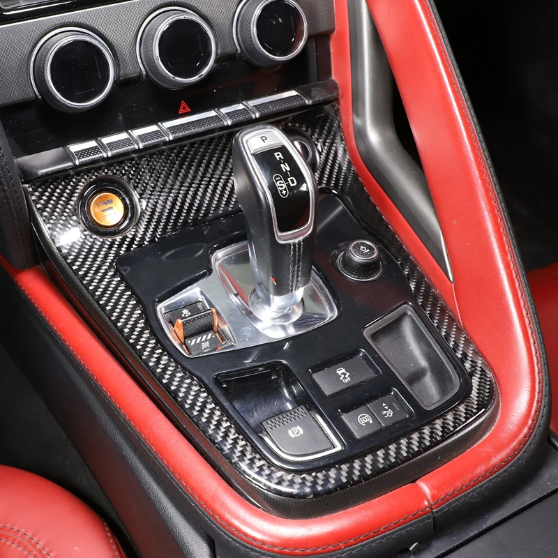 Для Jaguar F-TYPE 2013-2022, мягкая углеродная волоконная Центральная панель управления, рамка, декоративная наклейка, аксессуары для интерьера (art.: 3920bfbc83f5d) - 3920bfbc83f5d