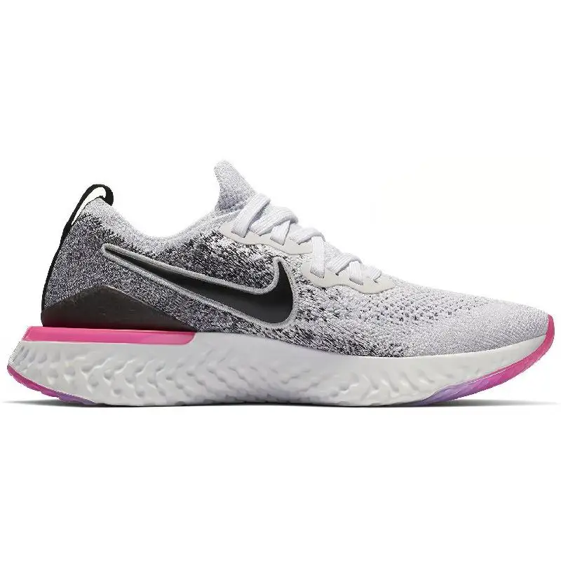 Фото Женские кроссовки Nike Epic React Flyknit 2 Oreo Pink BQ8927-103 №2