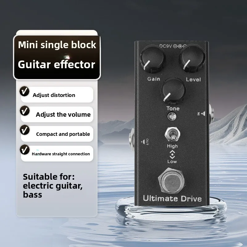 Педаль эффектов для электрогитары, винтажная педаль эффектов Overdrive/Distortion Crunch/Distortion/US Dream/Classic Chorus/Vintage Phase/Digital Delay