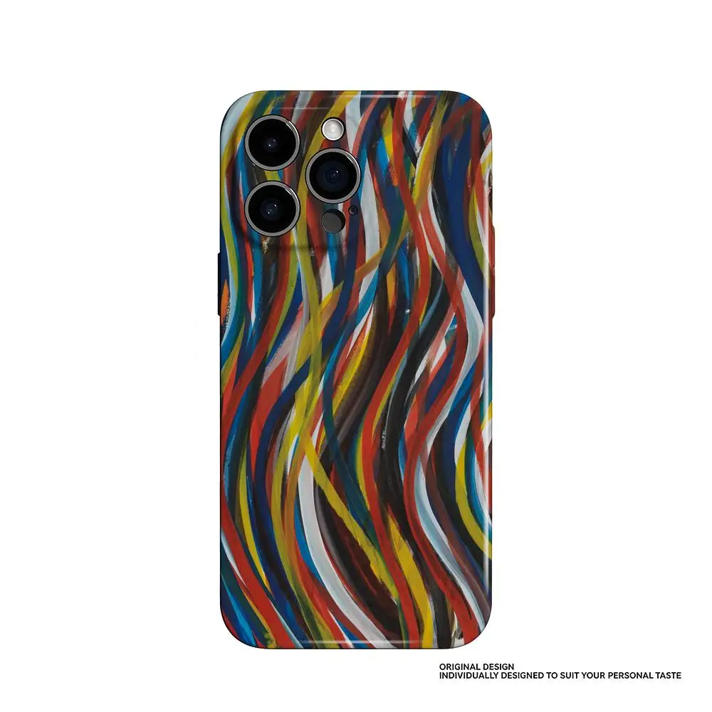 Чехол для телефона Sol LeWitt для Samsung S25 24 23 22, глянцевый HD с тонкими отверстиями, жидкая пленка, твердый корпус